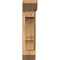 Ekena Millwork Balboa Slat Smooth Bracket w/ Offset Brace, Western Red Cedar, 5 1/2"W x 16"D x 24"H BKT0604X16X24BOA06SWR - alternate 4